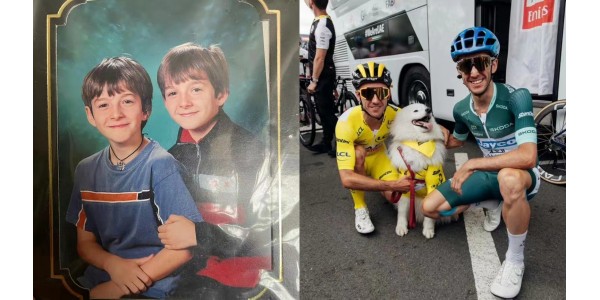 Epische confrontatie tussen de broers Yates in etappe 1 van de Tour de France Epische confrontatie tussen de broers Yates in etappe 1 van de Tour de France
